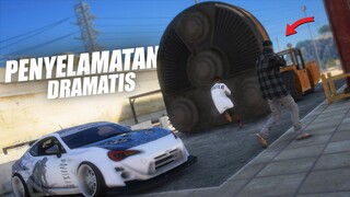 MOBIL DILEBUR! PENYELAMATAN DRAMATIS SEORANG TEMAN !! GTA V ROLEPLAY