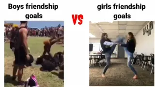 Boys Friendship Goals Vs Girls Friendship Goals