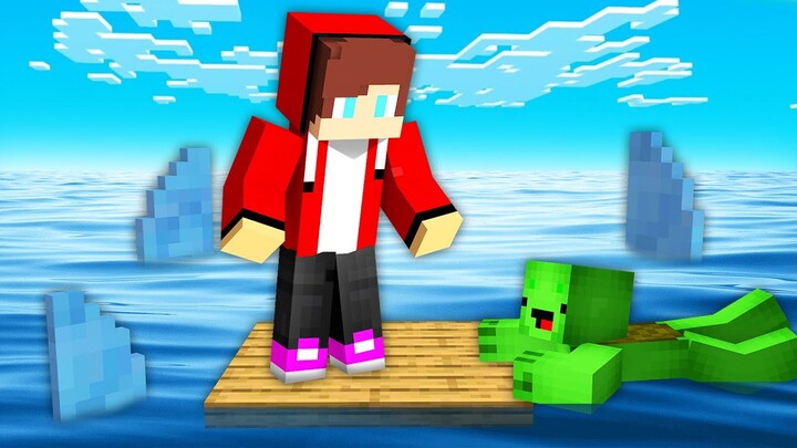 What if JJ and Mikey will survive in Minecraft like Rust - Maizen