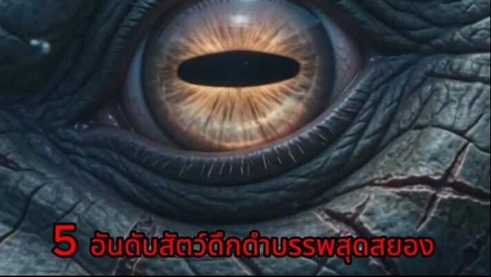 5 อันดับสัตว์ดึกดำบรรพสุดสยอง ที่โชคดีมากมันสูญพันธ์ไปแล้ว!