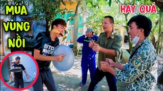 Đột Nhiên Cà Bành Múa Vung Nồi Thổi Kèn Harmonica Khiến Team SBATVC Kinh Ngạc|Phương QN