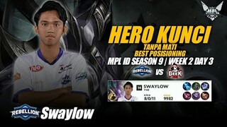 MVP Best Moments Yve RBL Swaylow | Rebellion vs Geek Fam - MPL ID Season 9 Week 2 Day 3 Match 1