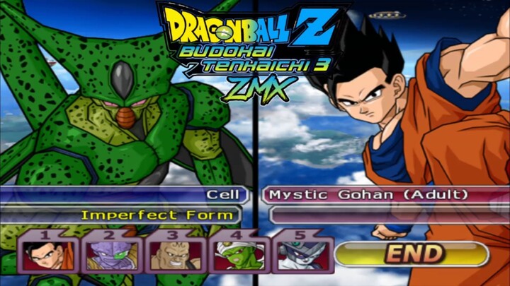 DBZ BT3 MOD ZMX - 1X5 Cell VS Personagens Aleatórios