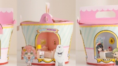 🏠I used 1 KFC bucket to make 4 pretend houses for Anya. Who can resist the cute Anya!