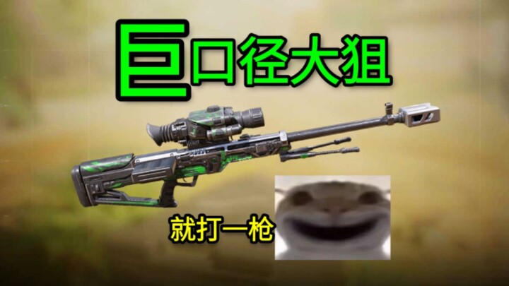 巨口径弹匣，一枪必死狙