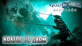 GOD OF WAR: RAGNAROK Kratos vs Garm BOSS FIGHT Scene