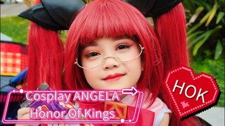 Cosplay ANGELA dari game Honor Of Kings
