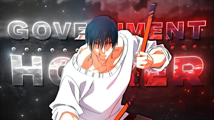 Toji Fushiguro Returns  - Government Hooker [Edit⧸AMV] 4K!