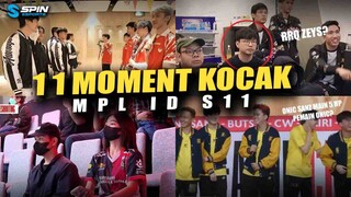 11 MOMENT-MOMENT PALING KOCAK DAN LUCU DI MPL ID SEASON 11! KALIAN SADAR GA SAMA MOMENT INI!