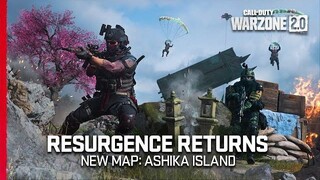 Resurgence Returns on New Map Ashika Island | Call of Duty: Warzone 2.0