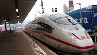 ICE 3! Trains at Basel DB Badischer Bahnhof with ICE 3 and ICE 4