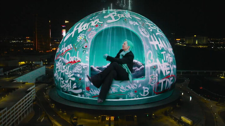 Grup Keuangan Korea × G-Dragon Film On AiR di Sphere Las Vegas