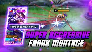 SUPER AGGRESSIVE FANNY MONTAGE BY YASUO | TOP GLOBAL FANNY | MLBB