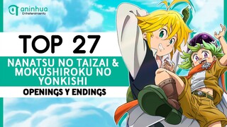 Top 27 Nanatsu no Taizai & Mokushiroku no Yonkishi Openings & Endings