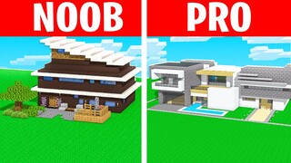 NOOB VS PRO HOUSE CHALLENGE! - Minecraft Build Off