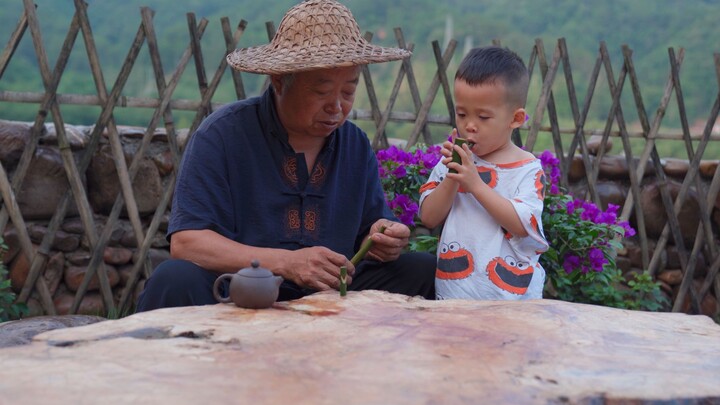 การทำนกหวีดไม้ไผ่ของคุณปู่อามุ แบบเรียบง่ายแต่ใช้งานได้จริง สุดยอด!