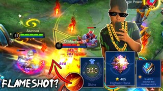 Gusion VS Gusion w/ RICH PLAYER (400star) | HE USED FLAMESHOT?! | MLBB