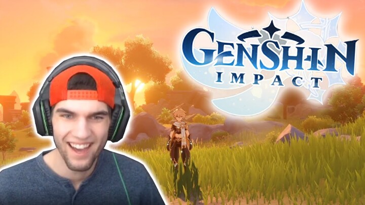 Non anime fan plays Genshin Impact! (WOW!)