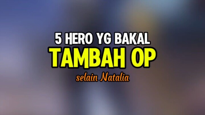 Ternyata selain Natalia, muntun udah siapin 5 Hero lain yg bakal di REVAMP#herorevamp #yverevamp #ML