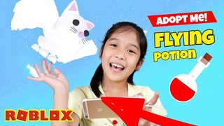 A FLYING POTION 🧪 for my SNOWCAT 🐱 Roblox Adopt Me! | Amazing Zia