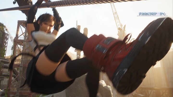 Tifa eliminates the three evils! You like being a scumbag, don't you?!