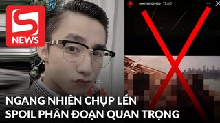 Sơn Tùng "ngang nhiên" chụp lén trong rạp phim dù có quy định cấm, netizen tranh cãi