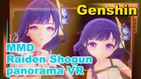[Genshin, MMD.3D] Raiden Shogun 360° panorama VR