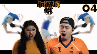 HOSHIUMI JUMPS LIKE THE LITTLE GIANT! HAIKYUU!! SEASON 4 EPISODE 4 REACTION