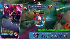 Crazy damage Hanzo Jungler, Tutorial Hanzo Jungler | The Best Gameplay Hanzo Best Build and Emblem