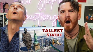 Tallest Statue Size Comparison | India's Tallest Statue | REACTION!!