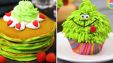 Grinch Themed Treats - กริ๊นช์ คัพเค้ก (Grinch Cupcake) - คัพเค้กแพนเค้ก และขนมอื่นๆ