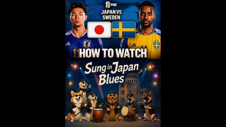 Japan Vs Sweden Sung in the Japan Blues