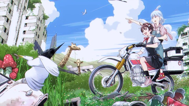 Shuumatsu Touring episode 12 Sub Indo -END- REACTION