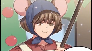 The little broom is so cute, it turns out he has a teacher like Nezha!