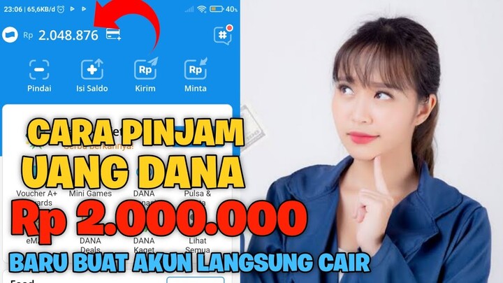 Cara Pinjam Saldo Dana Tanpa Bunga | Cara Pinjam Uang di Dana Pinjaman Online Lngsung Cair