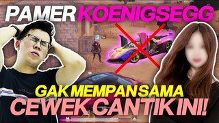NIAT PAMER SKIN KOENIGSEGG KE CEWEK ?! TAPI MALAH BEGINI REAKSINYA !! - PUBG MOBILE INDONESIA