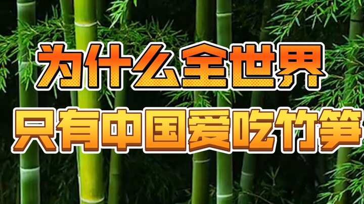 Why does it feel like only China loves eating bamboo shoots worldwide? #Bamboo