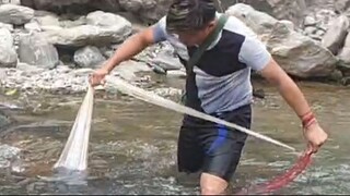 fishing in Nepal | cast netting | asala fishing |