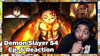 TANJIRO PUSHES PAST HIS LIMITS!!! Demon Slayer Season 4 Episode 6 Reaction