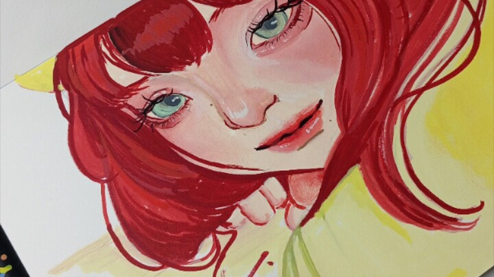 Tutorial Acrylic marker painting