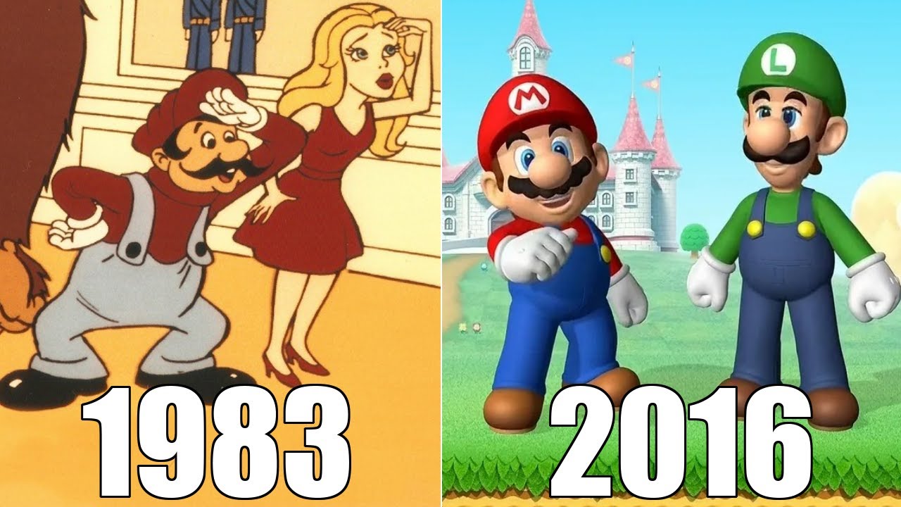 Evolution of Super Mario Games [1985-2021] 