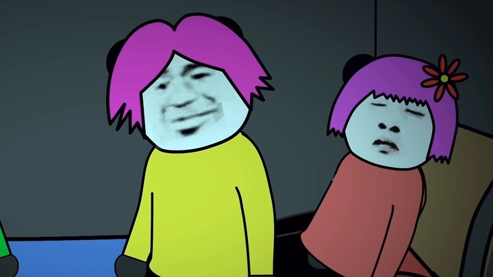 [Silly horror animation] A terrifying incident in an abandoned school auditorium!