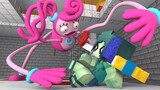 Monster School: Mommy Long Legs and ZombieGirl - Sad Story | Minecraft Animation
