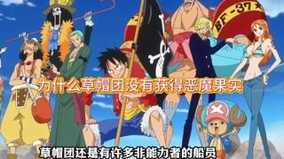 Why haven't the Straw Hat Pirates obtained a Devil Fruit yet? #OnePiece #AnimeExplanation