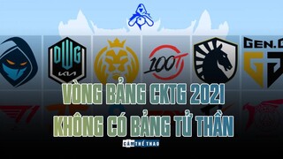 VÒNG BẢNG CKTG 2021 | KHÔNG CÓ BẢNG TỬ THẦN