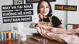 Tất cả những thứ bạn cần để bắt đầu may vá linh tinh ở nhà
