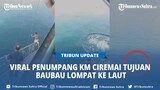 Viral Aksi Penumpang KM Ciremai Tujuan Baubau Lompat ke Laut, Diselamatkan Pria Diduga Anggota TNI