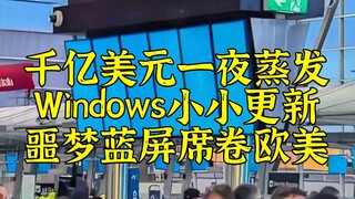 Microsoft's automatic update blue screen nightmare wipes out hundreds of billions of dollars overnig