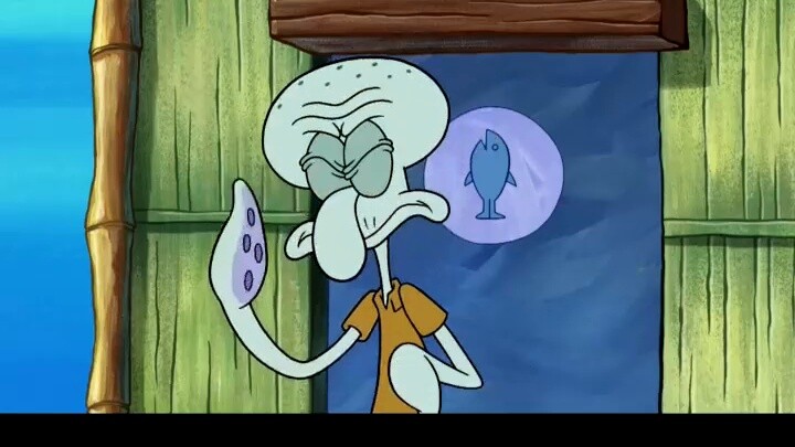 Squidward becomes the overlord of the deep sea#SpongeBob SquarePants Quotations