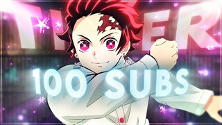 Timber - Demon Slayer x HxH | 100 SUB's 🎉 [Edit/AMV]!